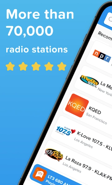 Review Screenshot - Radio App – Listen to Your Favorite Radio Station from All over the World