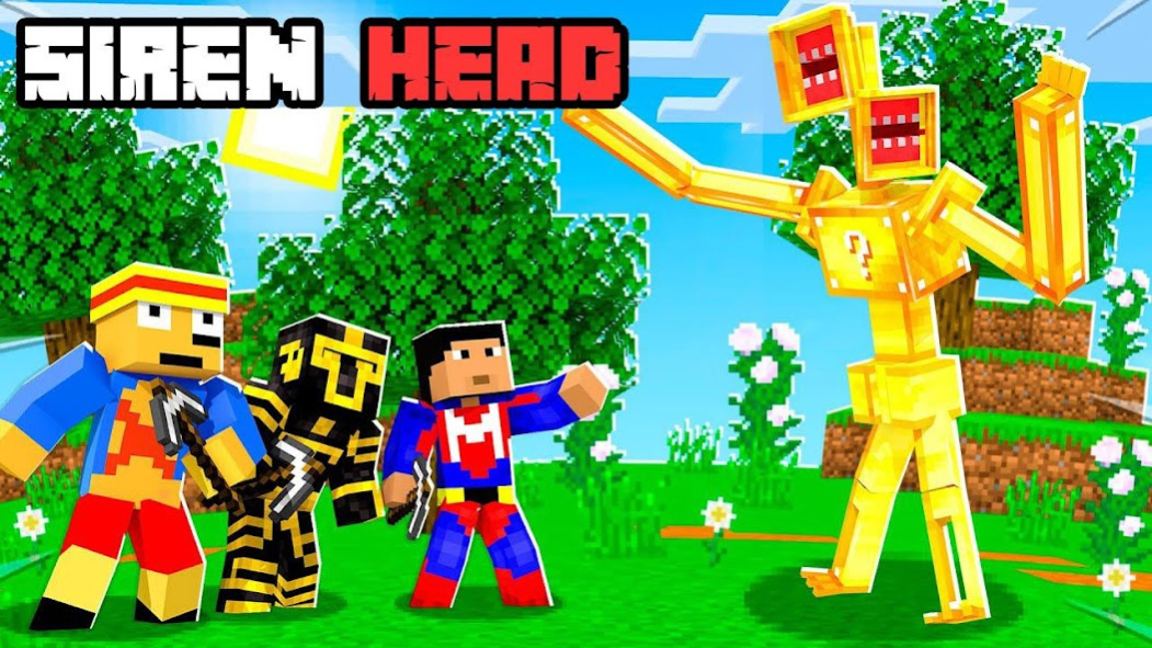 Download Siren head for minecraft android on PC