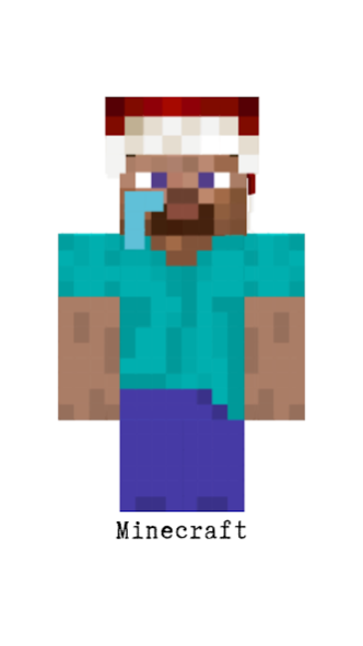 minecraft steve png face
