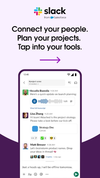 Review Screenshot - A Chat-based Business App