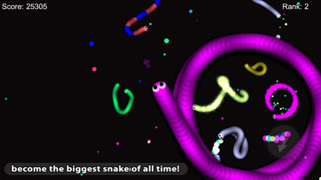 Online Multiplayer Addictive Snake Game: Slither