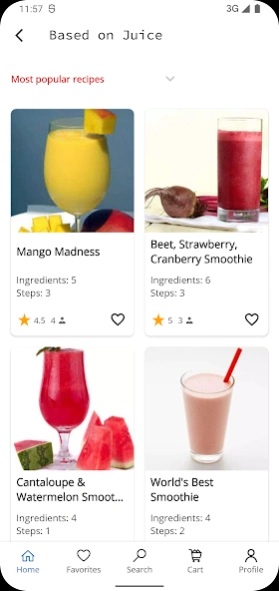 Healthy Smoothie Recipes 6.03 Screenshot