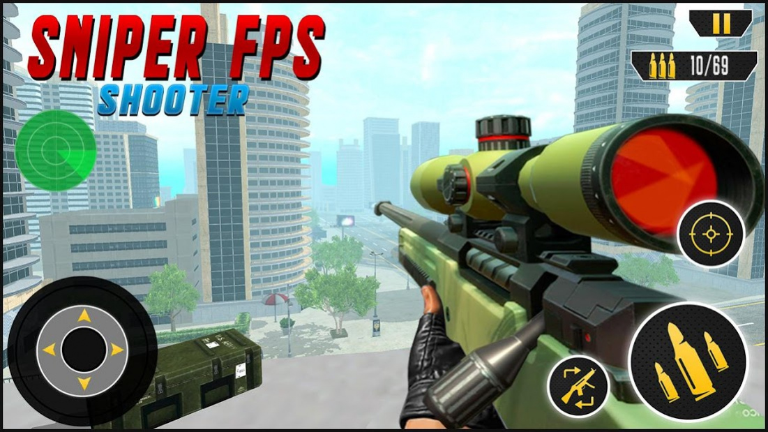 Sniper FPS Shooter : City Gun Shooting Games 2020 Screenshot