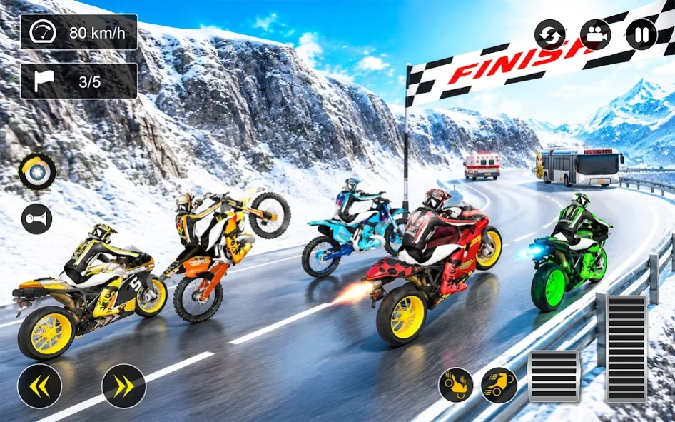 Review Screenshot - Bike Racing Game – Reach the Finish Line before the Timer Runs Out