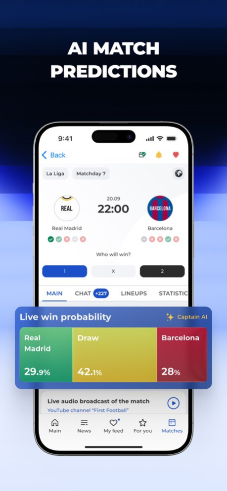 Soccer Xtra - Live Score 1.11.0 Screenshot