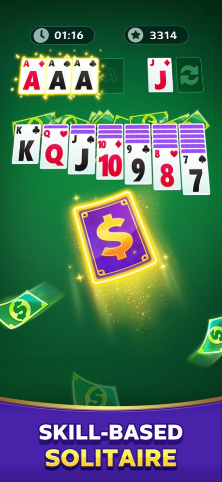 Solitaire Clash: Win Real Cash 1.2.4 Screenshot