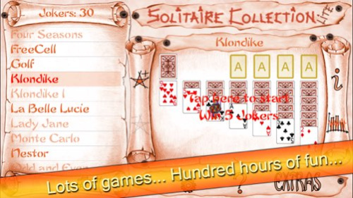 Solitaire Collection Lite 1.2 Screenshot
