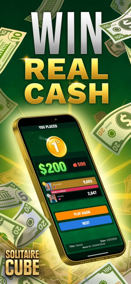 Solitaire Cube: Real Cash Game 1.61 Screenshot