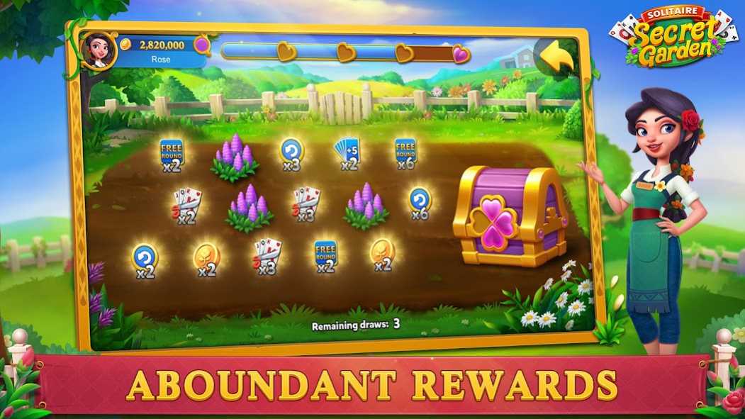 Solitaire-Secret Garden 1.06 Screenshot