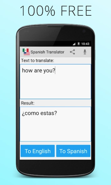 Review Screenshot - Translator App – Learn to Communicate in English or Spanish