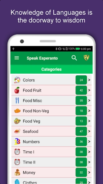 Learn Esperanto Language App 2.0.2 Screenshot