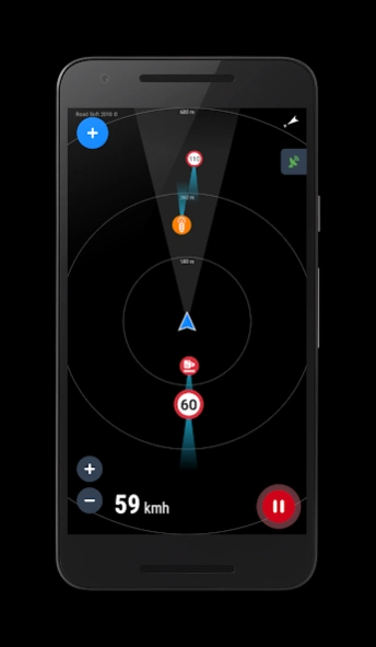 Review Screenshot - Radar App – Get Warnings for Upcoming Road Hazards