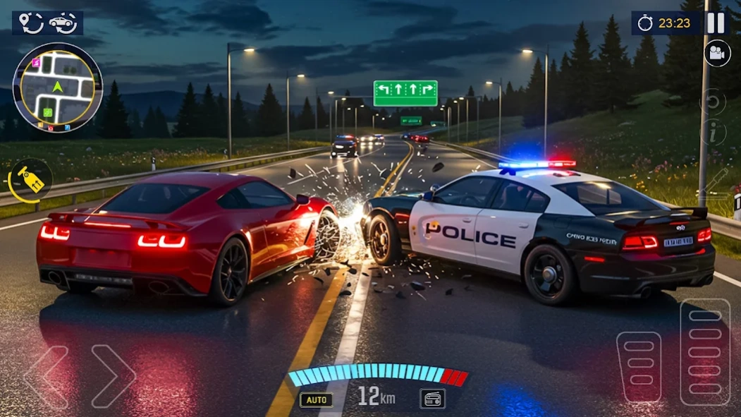 Speed Car Racer: Night Racing Screenshot