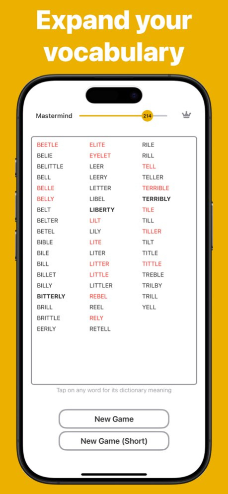 Spelling Queen Pangrams 4.4 Screenshot