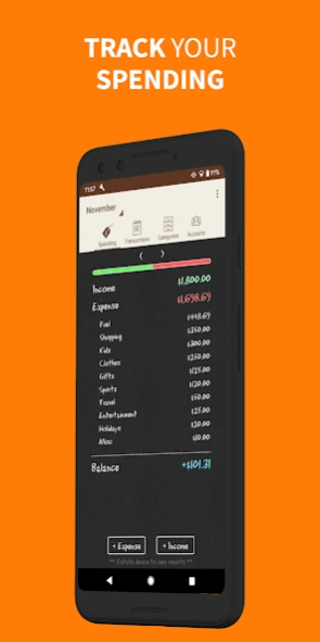 Review Screenshot - Keep your spending in check