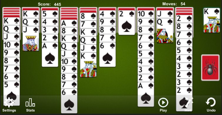 Spider Solitaire 4.7.4.3 Free Download