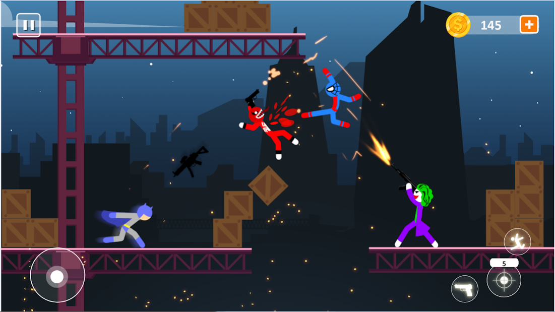 Download Stick Fight The Best Game Stickman Fight Warriors! android on PC