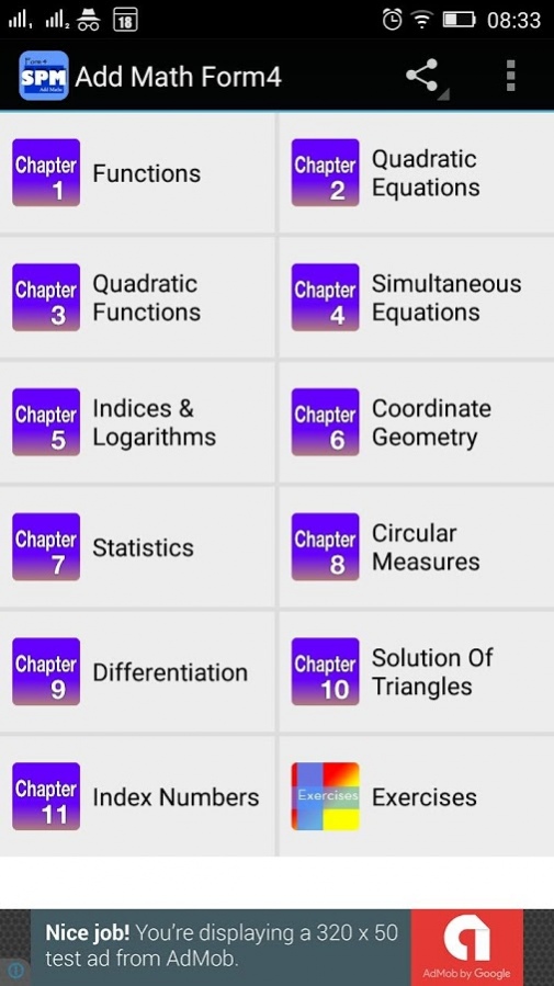 SPM Add Math Form 4 1.5 Free Download