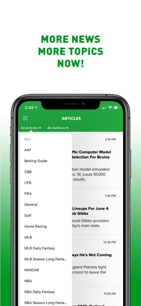 SportsLine 2.5.4 Screenshot