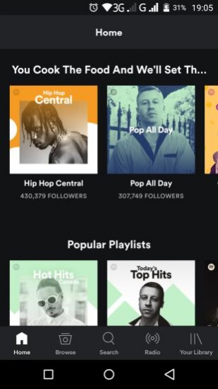 Spotify Playlists Hip Hop App