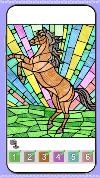 Stained Glass Color by Number 2.7 Screenshot