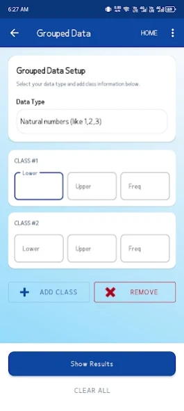 Statistical Analyzer Screenshot