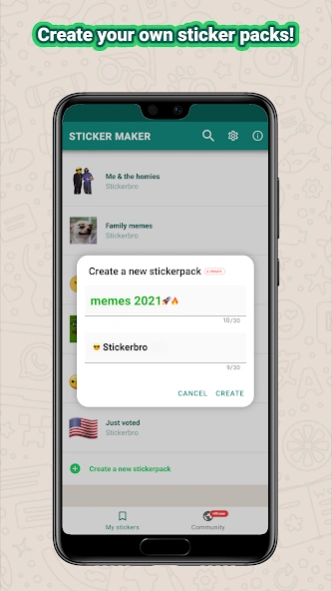 Review Screenshot - Sticker Maker – Create Your Own Stickers for WhatsApp