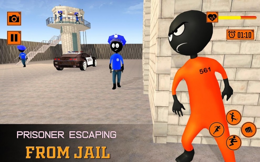 About: Green Stickman Prison Escape - Stickman Jail Game (Google Play  version)