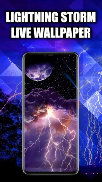 thunder and lightning live wallpaper
