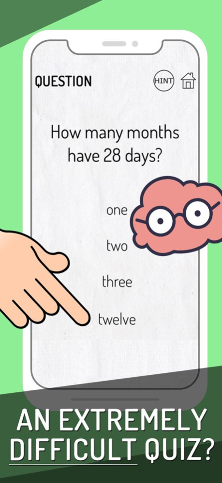 Genius Brain Test: Tricky Quiz 3.1 Screenshot