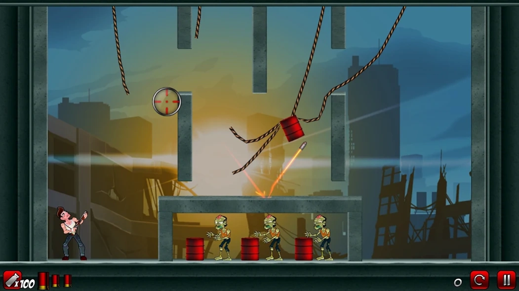 Review Screenshot - Zombie Game – Can You Kill All the Zombies with a Single Bullet?