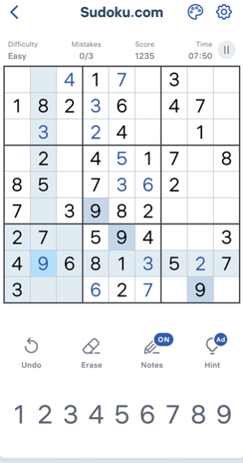 Review Screenshot - Sudoku Game – A Classic Reimagined!