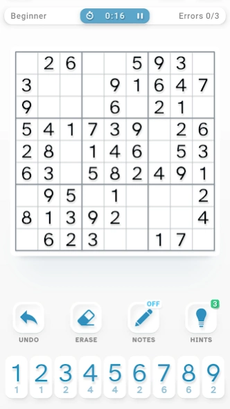 Sudoku - Classic Sudoku Puzzle 7.6.5 Screenshot