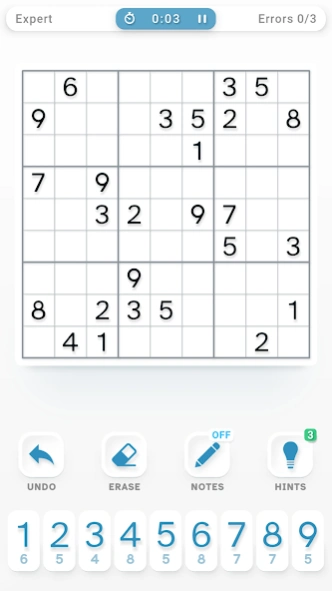 Sudoku - Classic Sudoku Puzzle 7.6.5 Screenshot