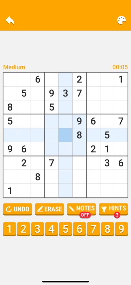 Sudoku - Numbers Game Puzzle 2.1 Screenshot