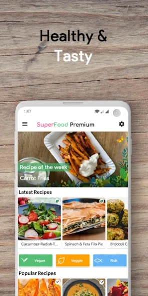 SuperFood - Healthy Recipes 7.0.15 Screenshot
