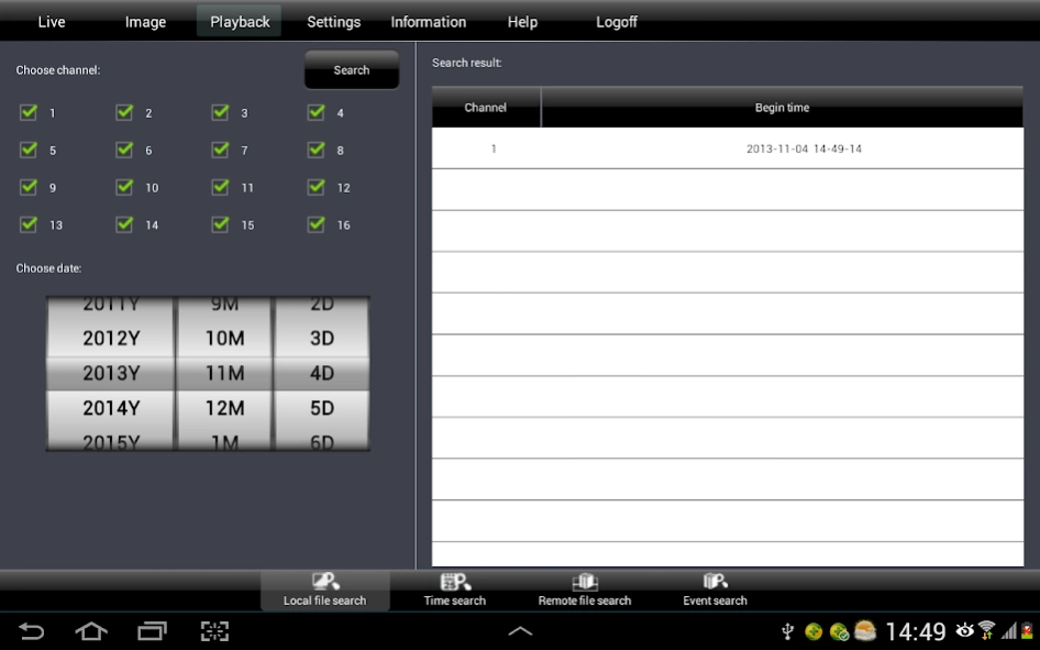 SuperLiveHD 1.8 Screenshot