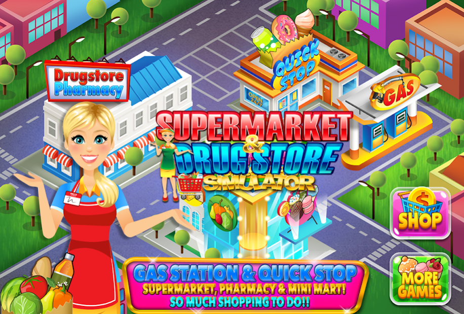 Supermarket Drugstore Cashier 2.5 Screenshot
