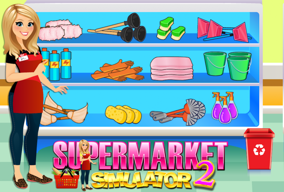 Supermarket Grocery Store Girl - Supermarket Games 3.8 Screenshot