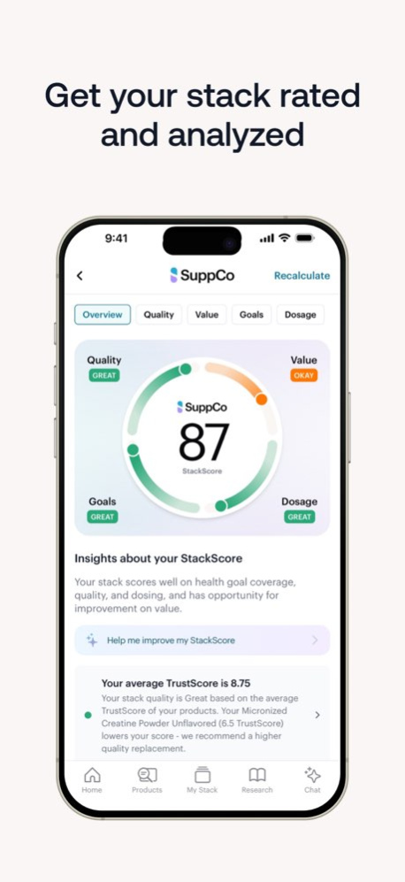 SuppCo: Supplement Scanner 1.10.0 Screenshot