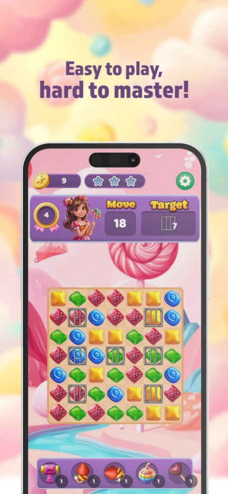 Sweettopia Pop Match 3 1.0.2 Screenshot