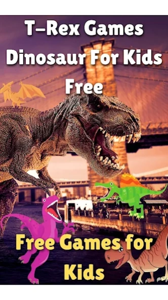 T-Rex Games Dinosaur For Kids 2.02 Screenshot