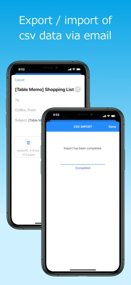 Table Memo 1.3.6 Screenshot