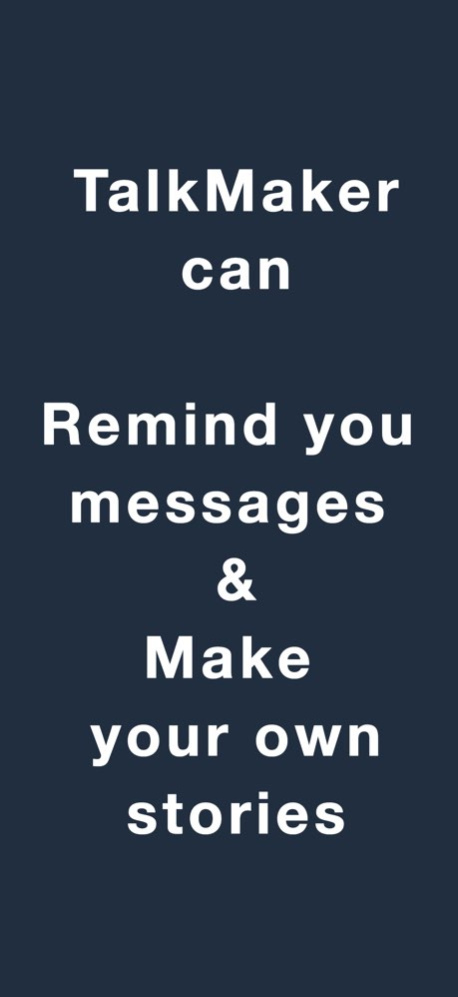 TalkMaker (Talk Remind) 4.0.3 Screenshot