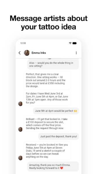 Tattoodo: Book Tattoo Artists 9.9.0 Screenshot