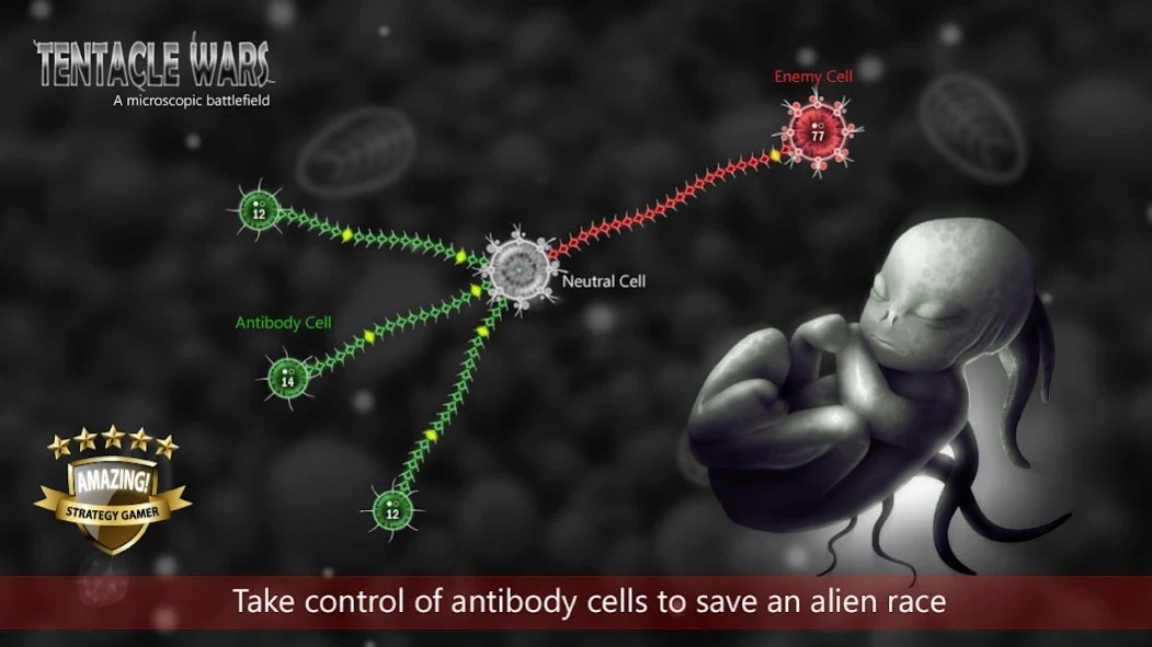 Review Screenshot - Virus Game – Can You Save the Alien Organism?