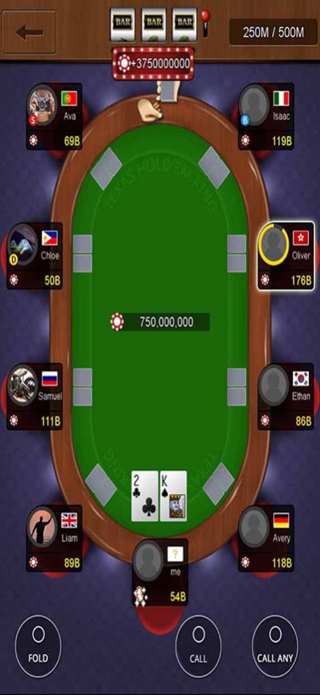 Texas Holdem Poker-King 1.3.3 Screenshot