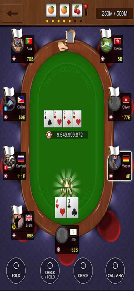 Texas Holdem Poker-King 1.3.3 Screenshot