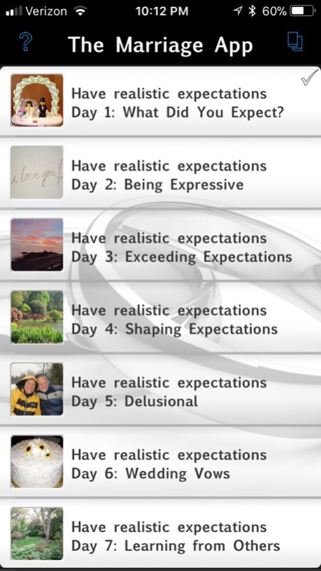 The Marriage App 1.02 Screenshot