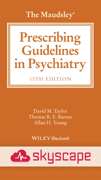 Maudsley Prescribing Guideline 3.14.0 Screenshot